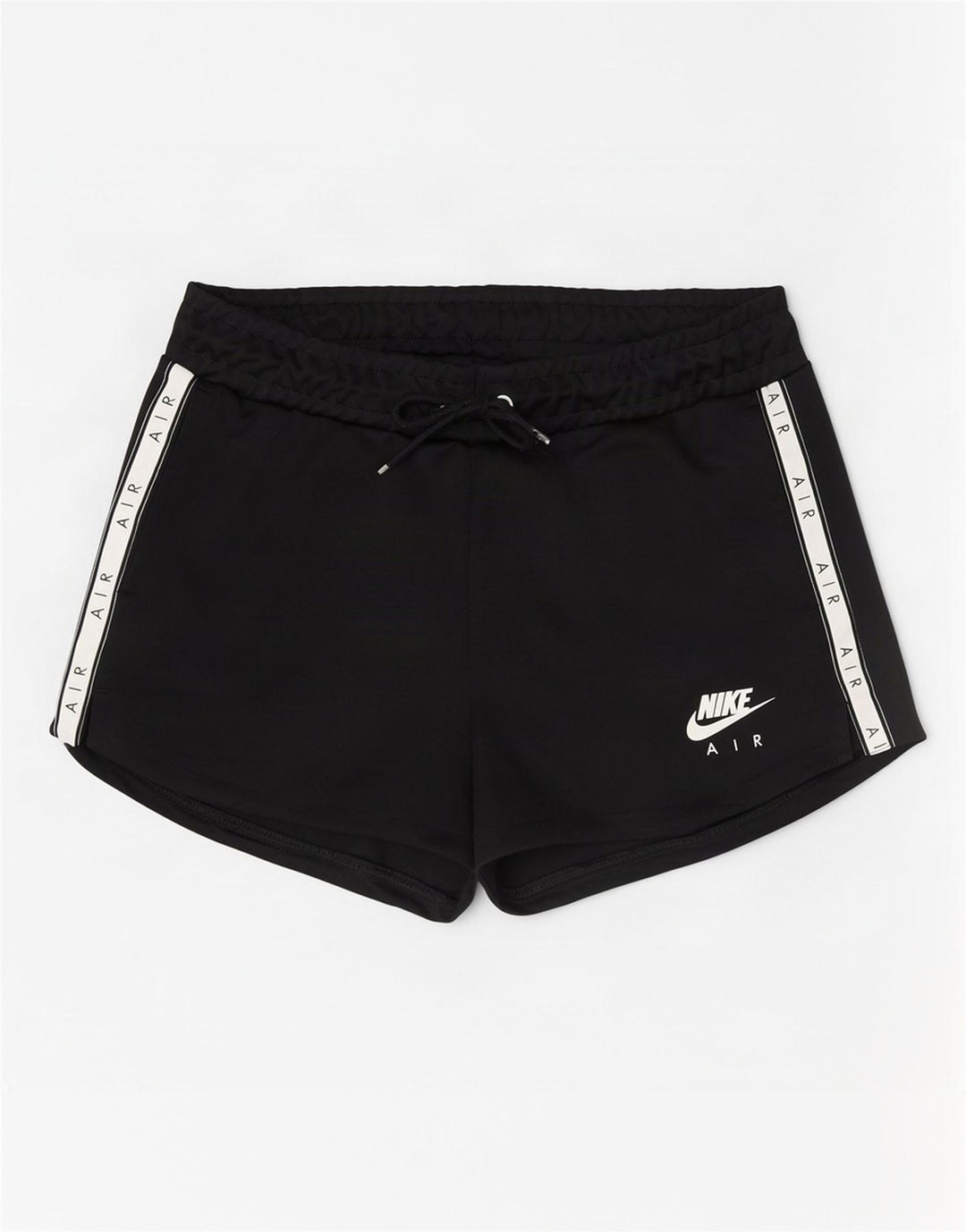 Pantaloni scurți sport grafic Nike pentru femei UK 12 Medium Black Colorblock Poliester
