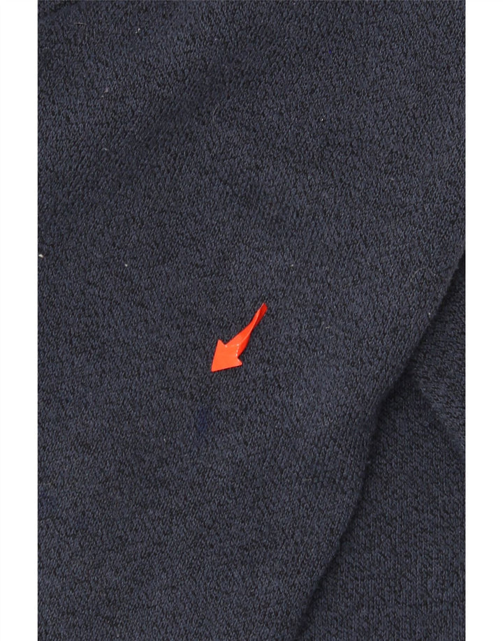 Pulover pentru bărbați Weird Fish, cu fermoar și gât, 2XL, poliester bleumarin