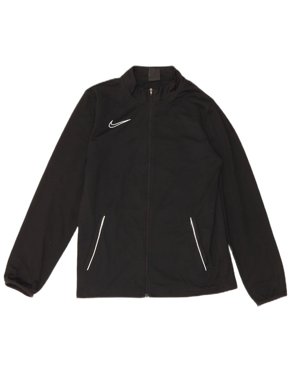 Jachetă de trening Nike Dri Fit pentru băieți 13-14 ani XL poliester negru