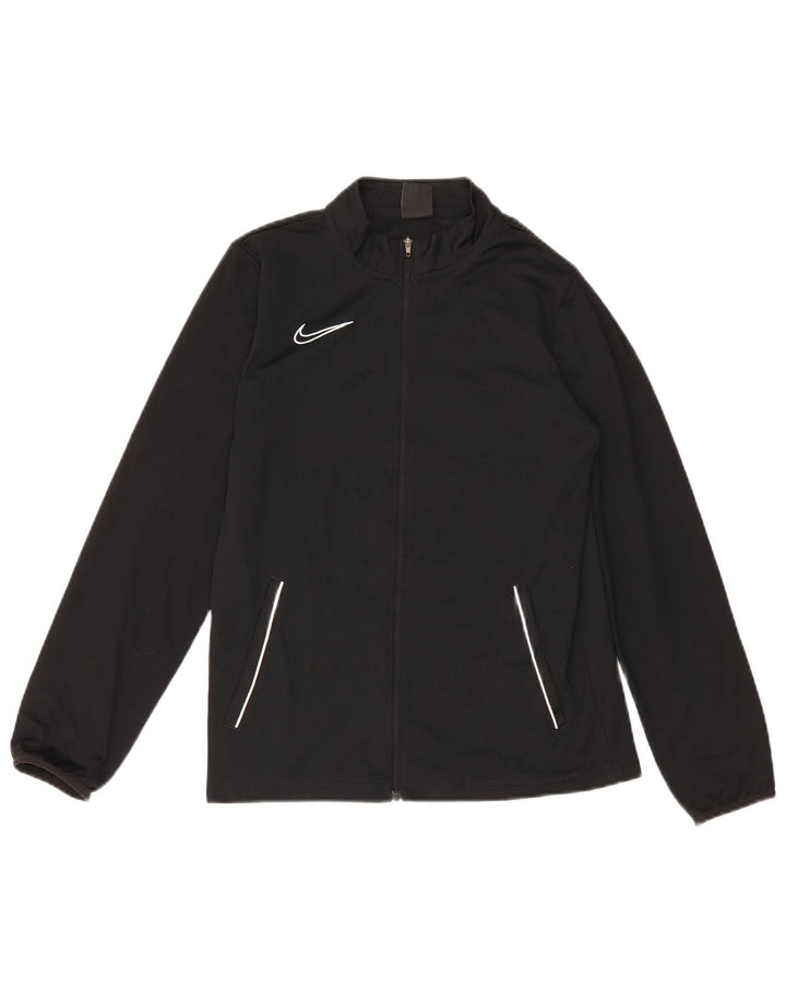 Jachetă de trening Nike Dri Fit pentru băieți 13-14 ani XL poliester negru