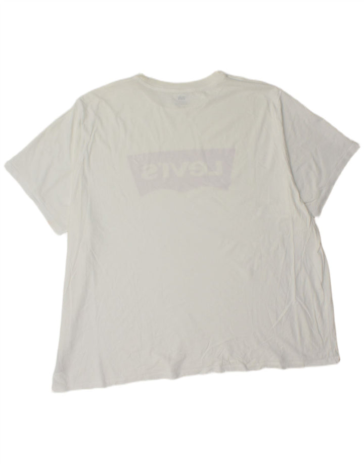 Tricou grafic pentru bărbați Levi's Top 4XL Bumbac alb