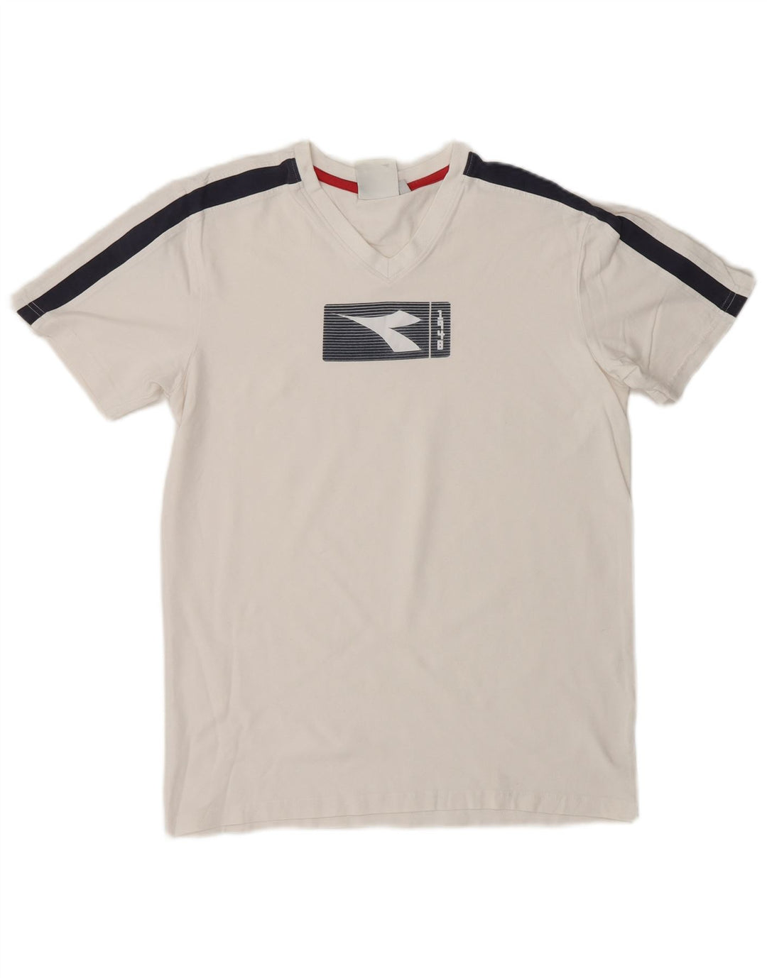 Tricou grafic pentru bărbați DIADORA Top Medium White Colorblock