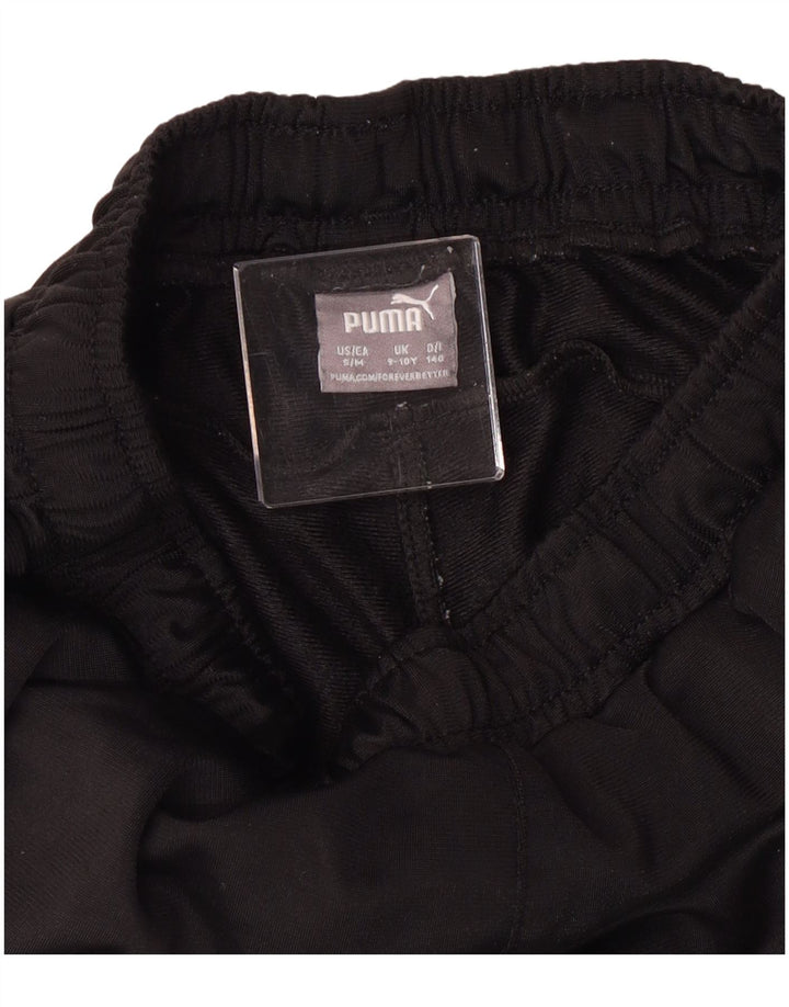 Pantaloni de trening Puma pentru baieti 9-10 ani negri