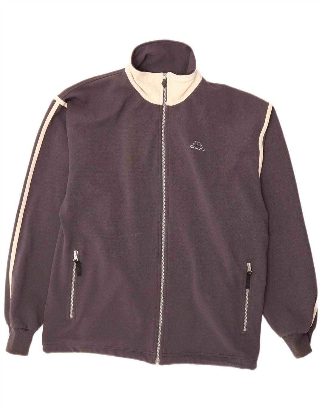 Jachetă de trening KAPPA pentru bărbați, mare, gri, poliester