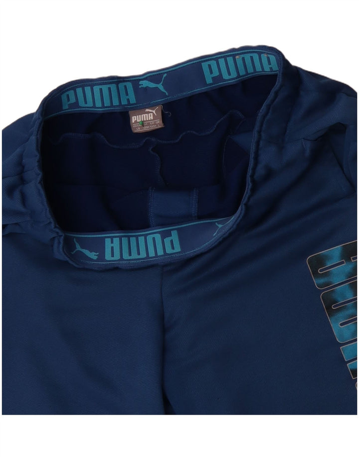 Pantaloni scurți sport grafic Puma pentru bărbați, mari, albastru