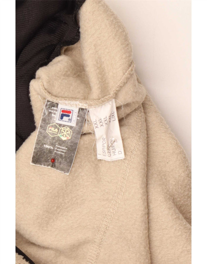 Jachetă pentru bărbați Fila Fleece UK 44 2XL Bej Poliester