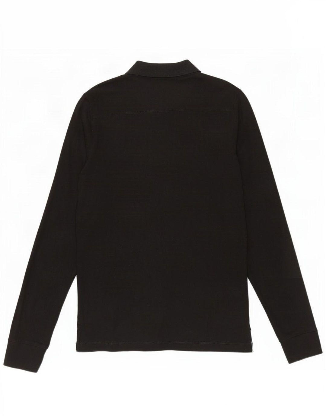 Tricou polo cu mânecă lungă pentru bărbați French Connection, bumbac mediu negru