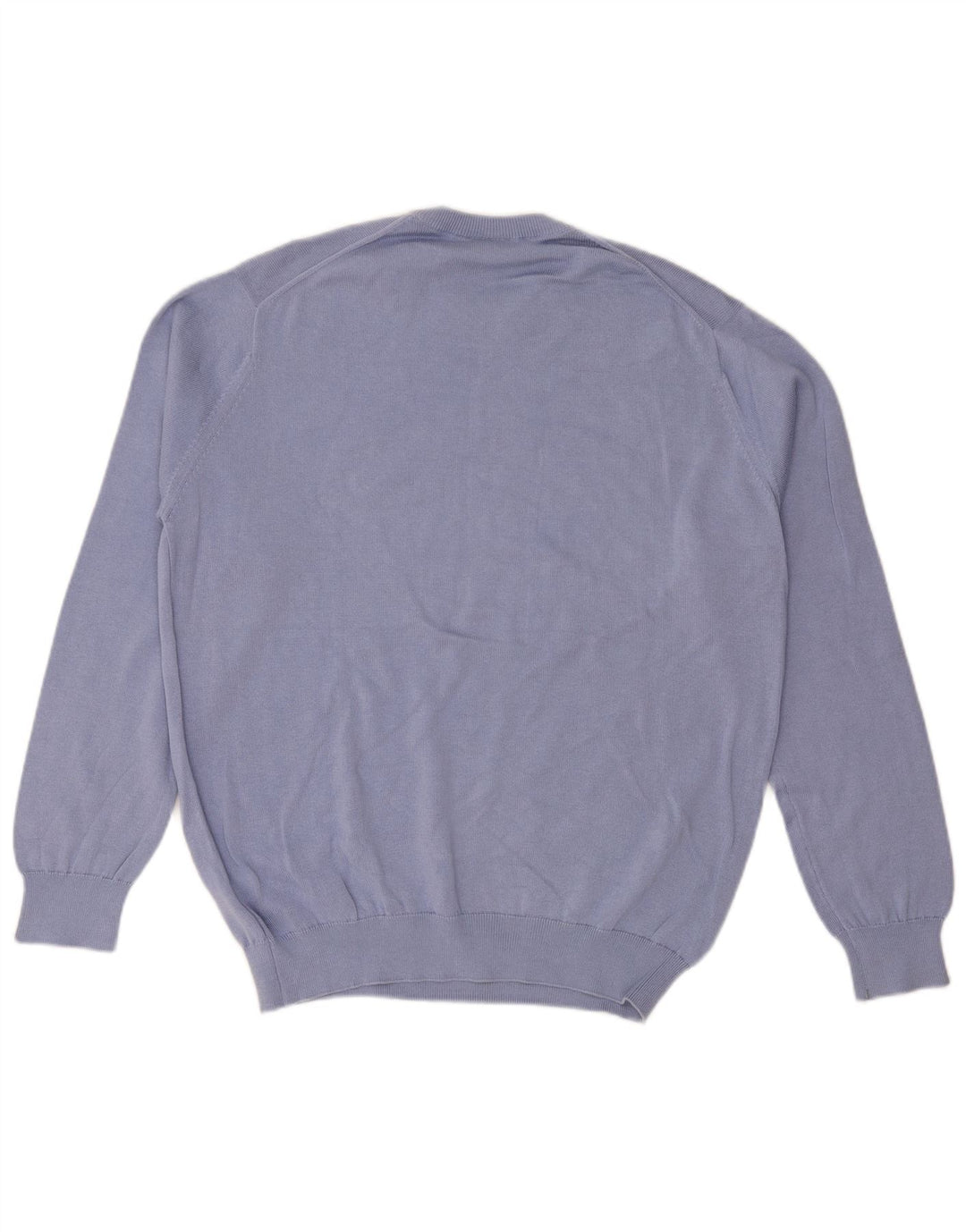 Pulover LACOSTE pentru bărbați, cu gât roșu, marimea 5, bumbac albastru mare