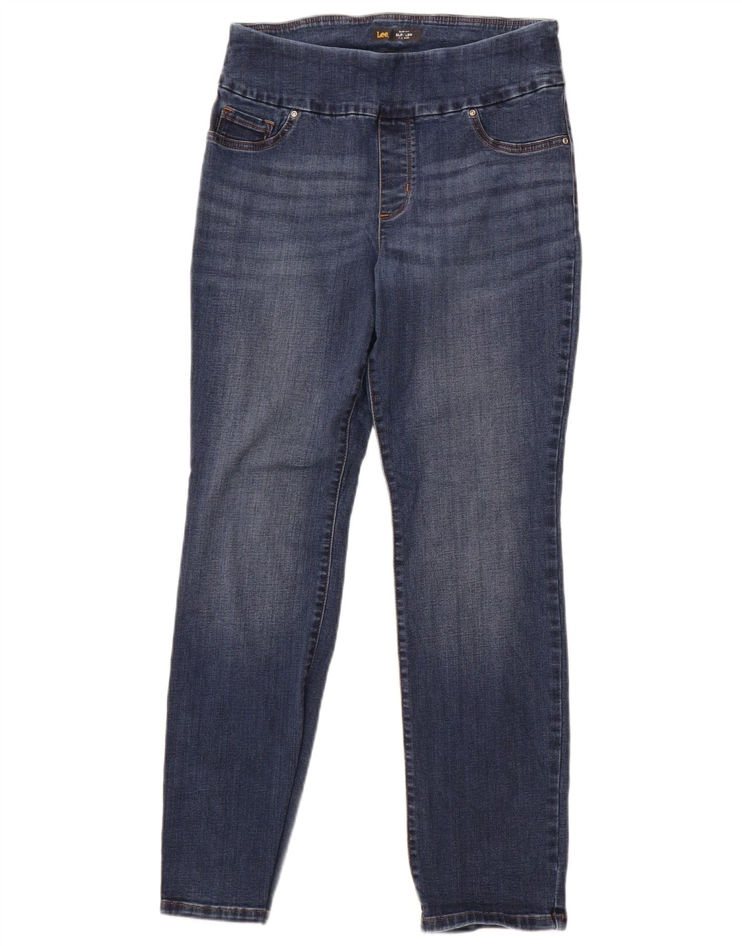 Blugi Lee Sculpting pentru femei cu talie medie Slim US 12 Large W30 L30 Blue Bumbac