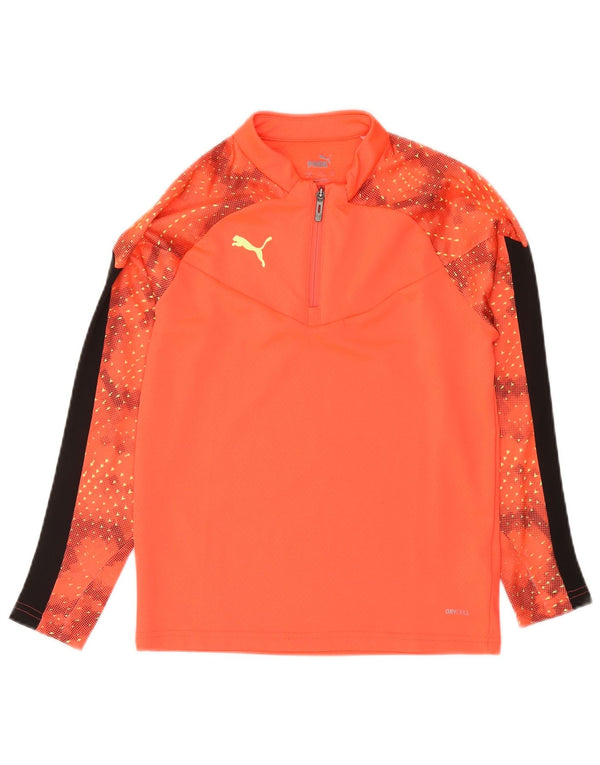 Tricou Puma pentru băieți, cu pulover grafic, 11-12 ani, portocaliu