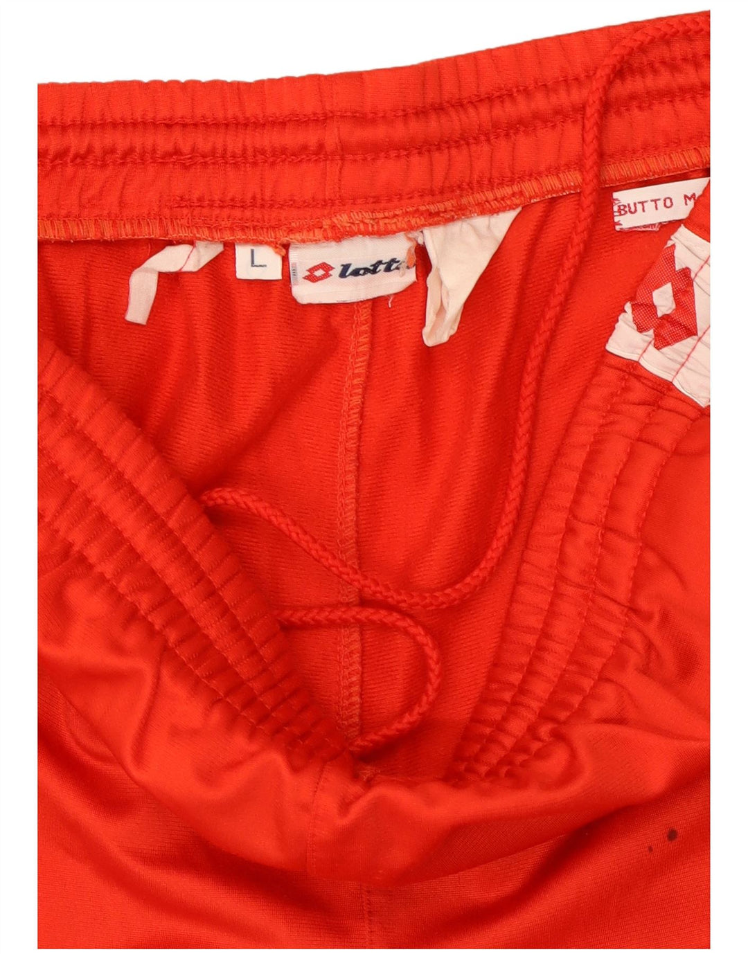 Pantaloni de trening grafic Lotto pentru bărbați, roșii, color block