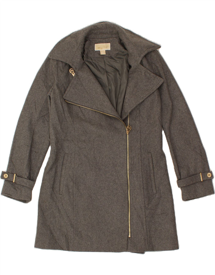 MICHAEL KORS Womens Overcoat US 8 Medium Grey Vintage Michael Kors and Second-Hand Michael Kors from Messina Hembry 