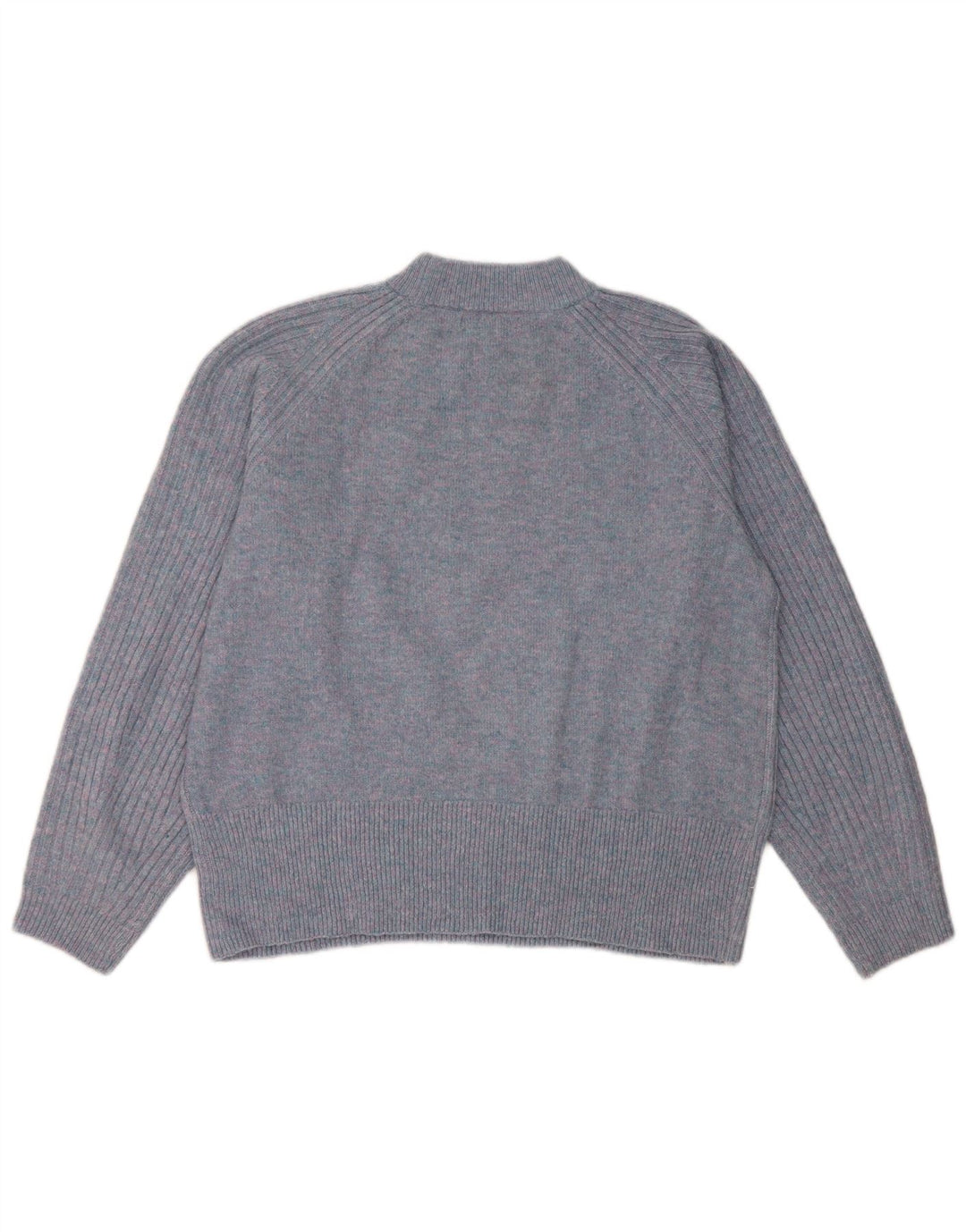 Pulover cu gât țestoasă pentru femei Marks & Spencer UK 14 Medium Blue Flecked