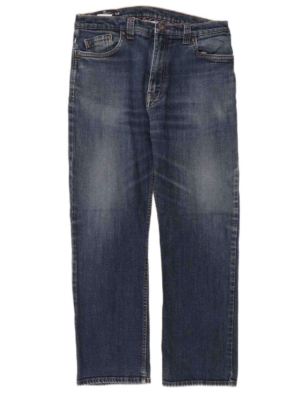 Blugi drepti pentru bărbați Marks & Spencer Blue Harbour W36 L29 Bumbac albastru