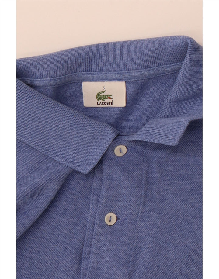 Tricou polo pentru bărbați LACOSTE Mărimea 5 Mare Albastru