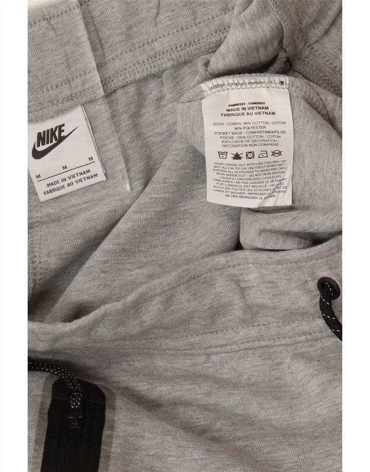 Pantaloni de trening NIKE pentru bărbați, bumbac, gri mediu