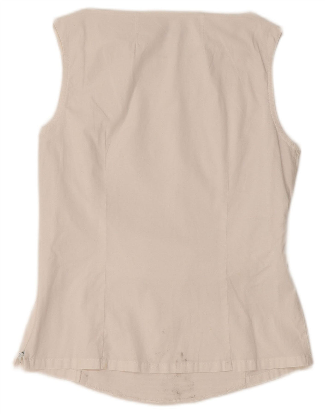 Bluză fără mâneci pentru femei NARACAMICIE UK 8 Bumbac cu dungi albe mici