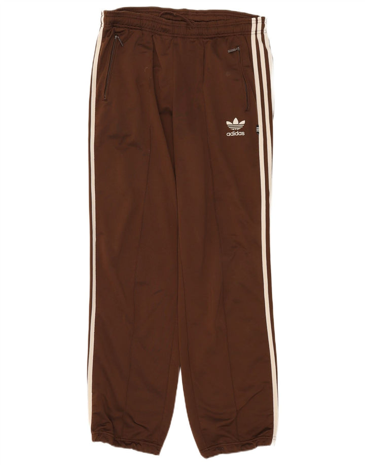 Pantaloni de trening Adidas pentru bărbați Joggeri UK 38/40 Poliester maro mediu