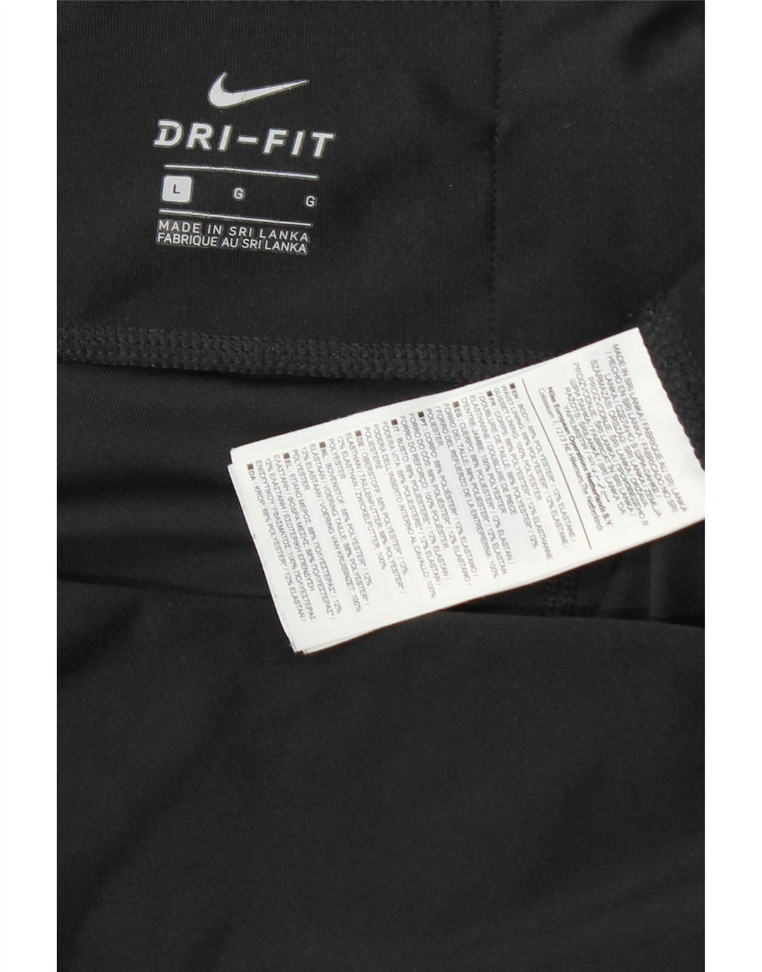 Leggings Dri Fit NIKE pentru femei UK 14, mare, negru, poliester