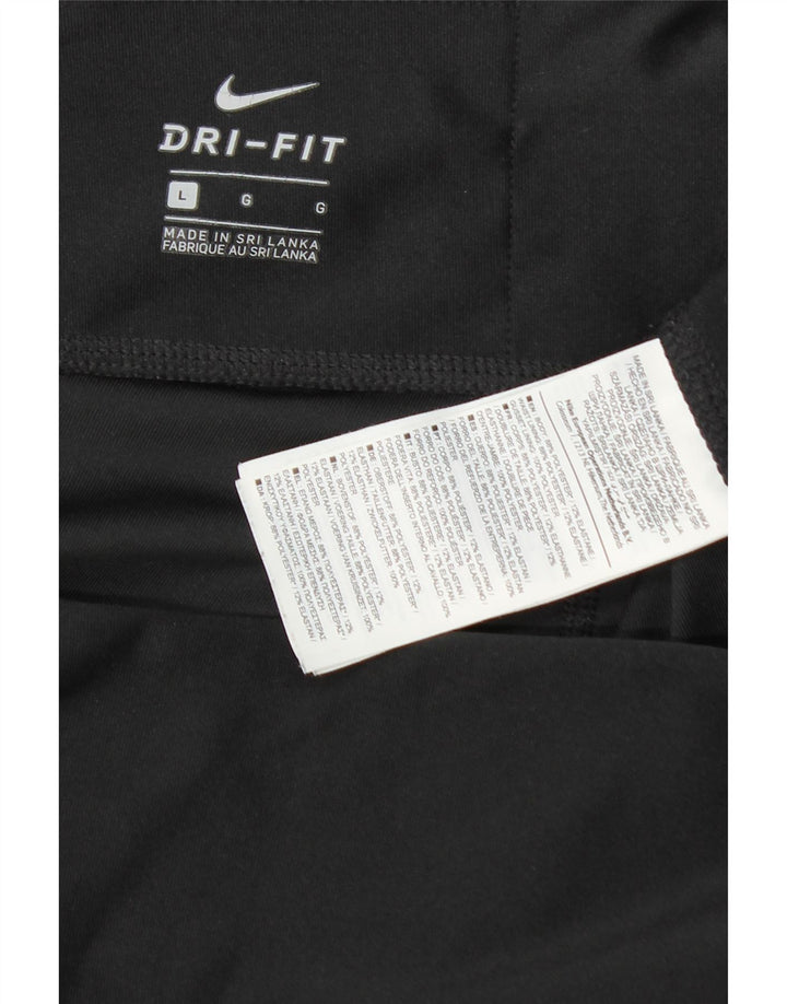 Leggings Dri Fit NIKE pentru femei UK 14, mare, negru, poliester