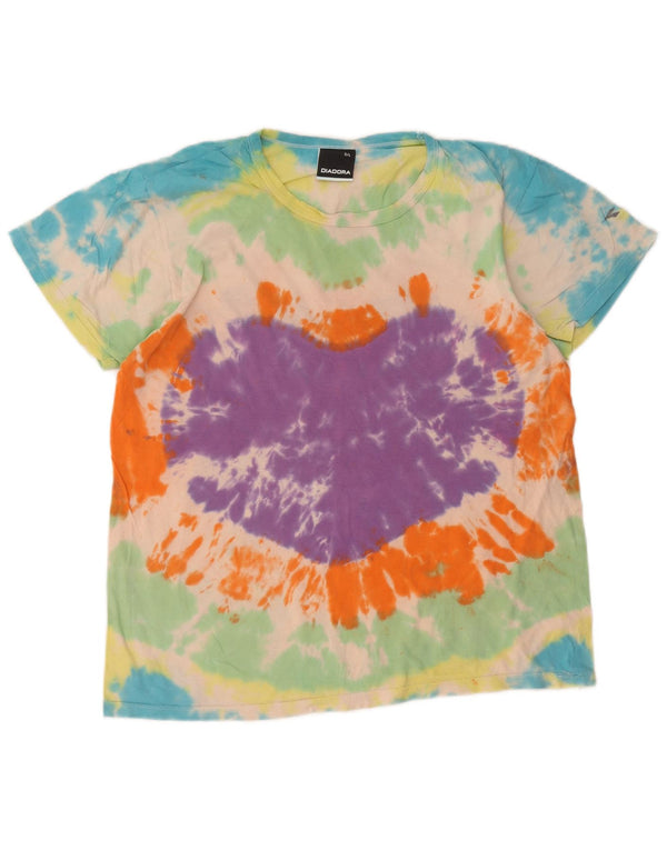 Tricou pentru femei Diadora, UK 16, mare, multicolor, din bumbac