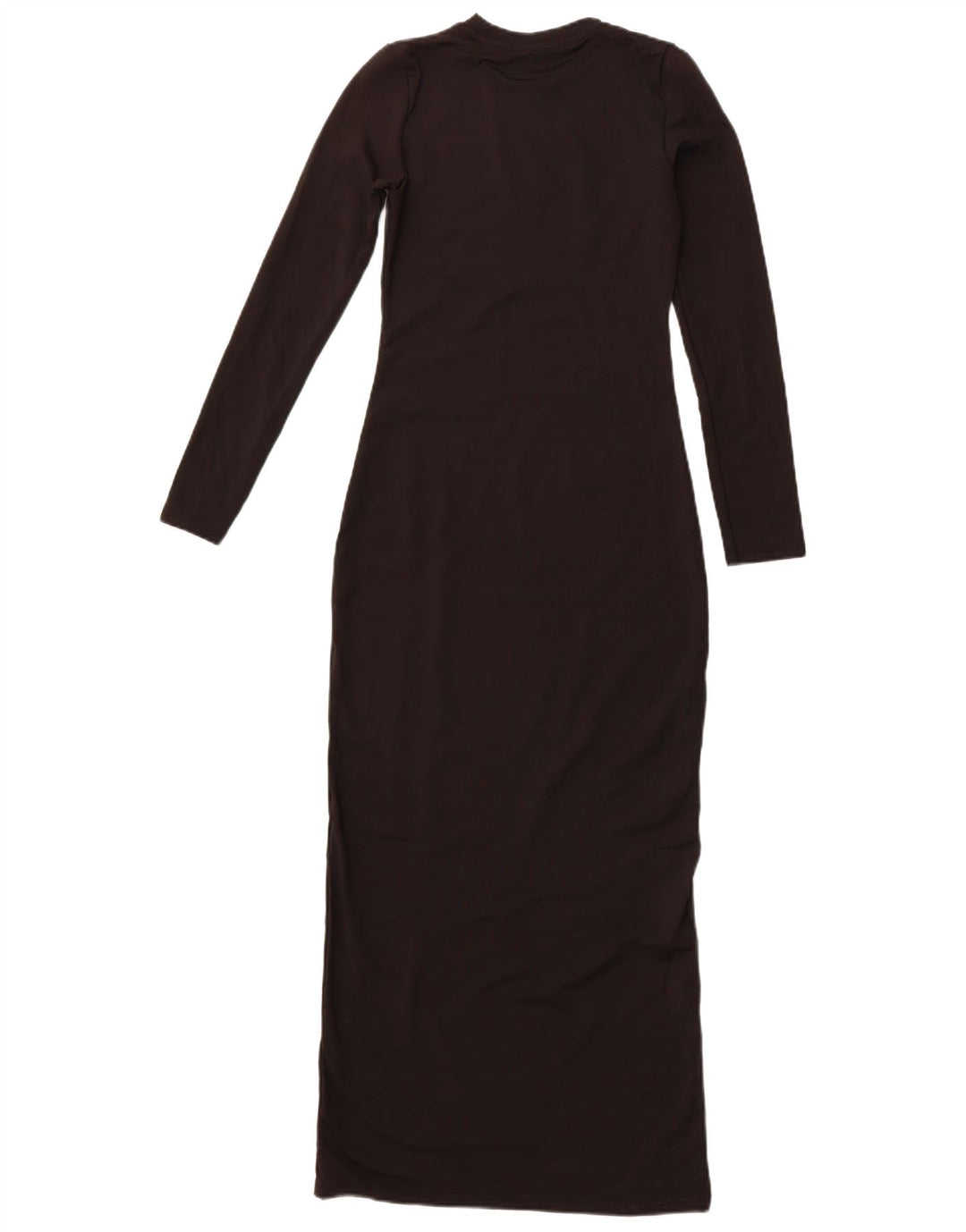 Rochie maxi cu maneci lungi ZARA UK 12 Medium Negru