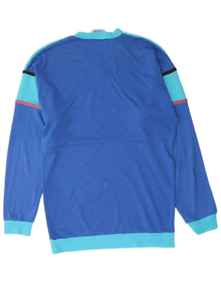 Crane Top pentru bărbați cu mânecă lungă IT 48/50 Medium Blue Colorblock Bumbac