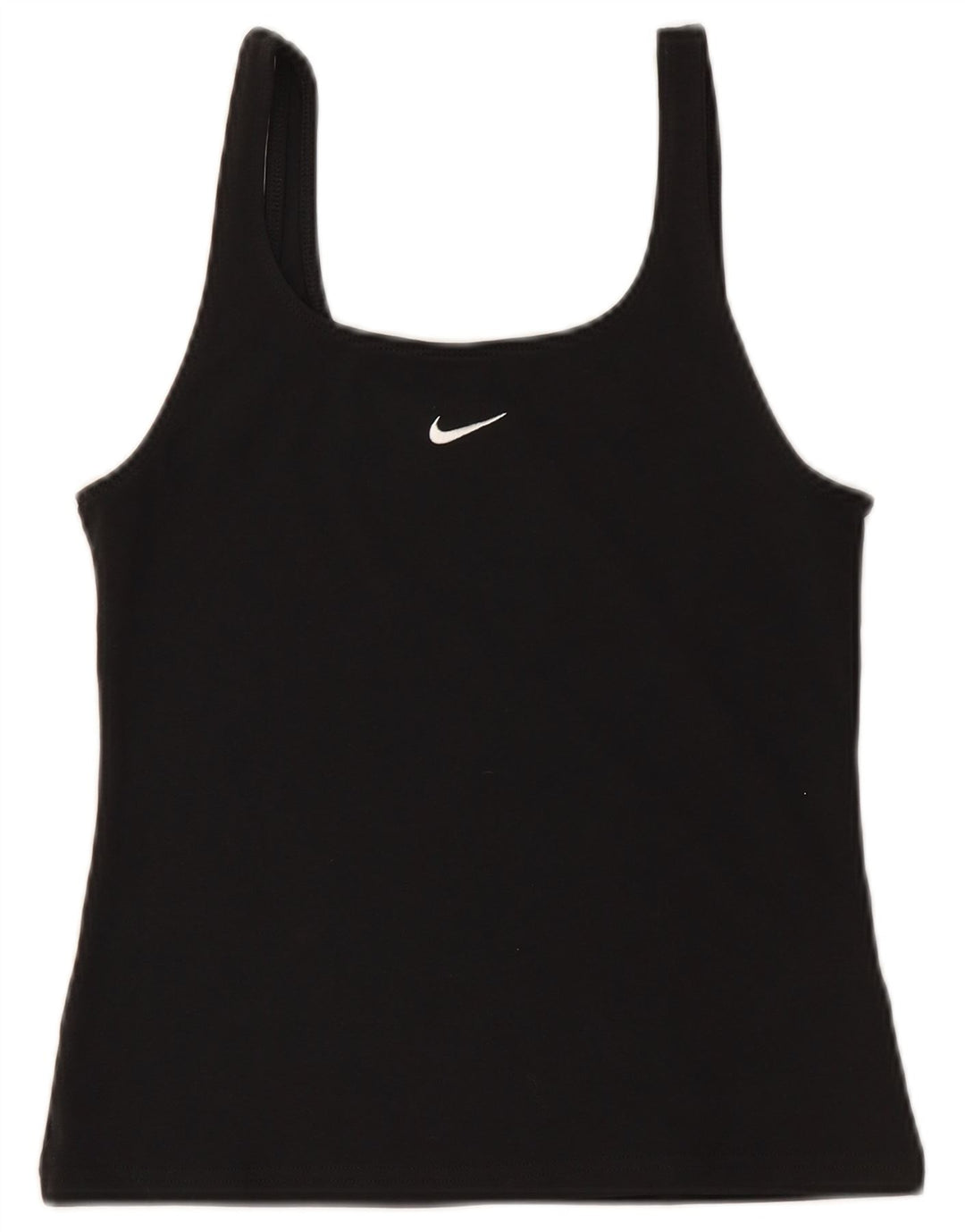 Top crop pentru femei NIKE UK 12, bumbac mediu negru