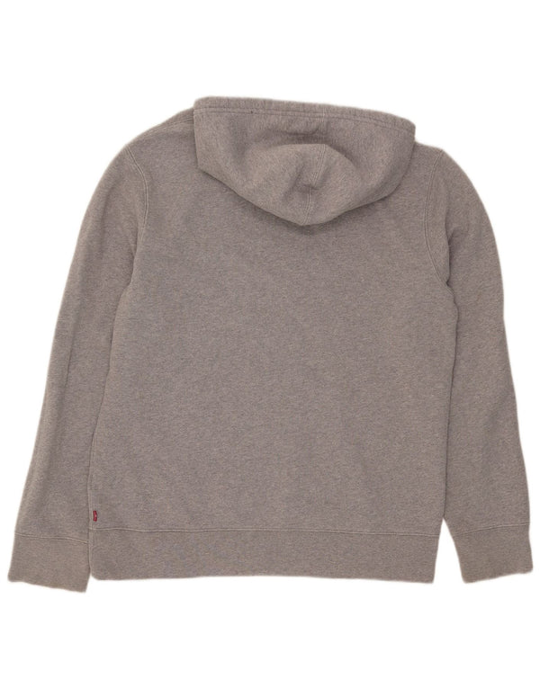 Pulover Levi's pentru bărbați, cu capota, mare, gri, bumbac