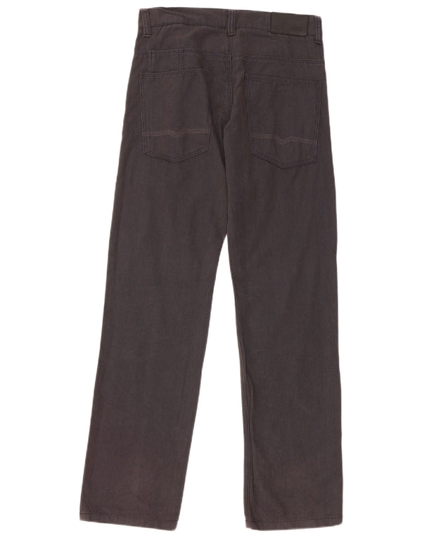 Pantaloni casual drepti pentru băieți Hugo Boss 13-14 ani W28 L28 bumbac negru