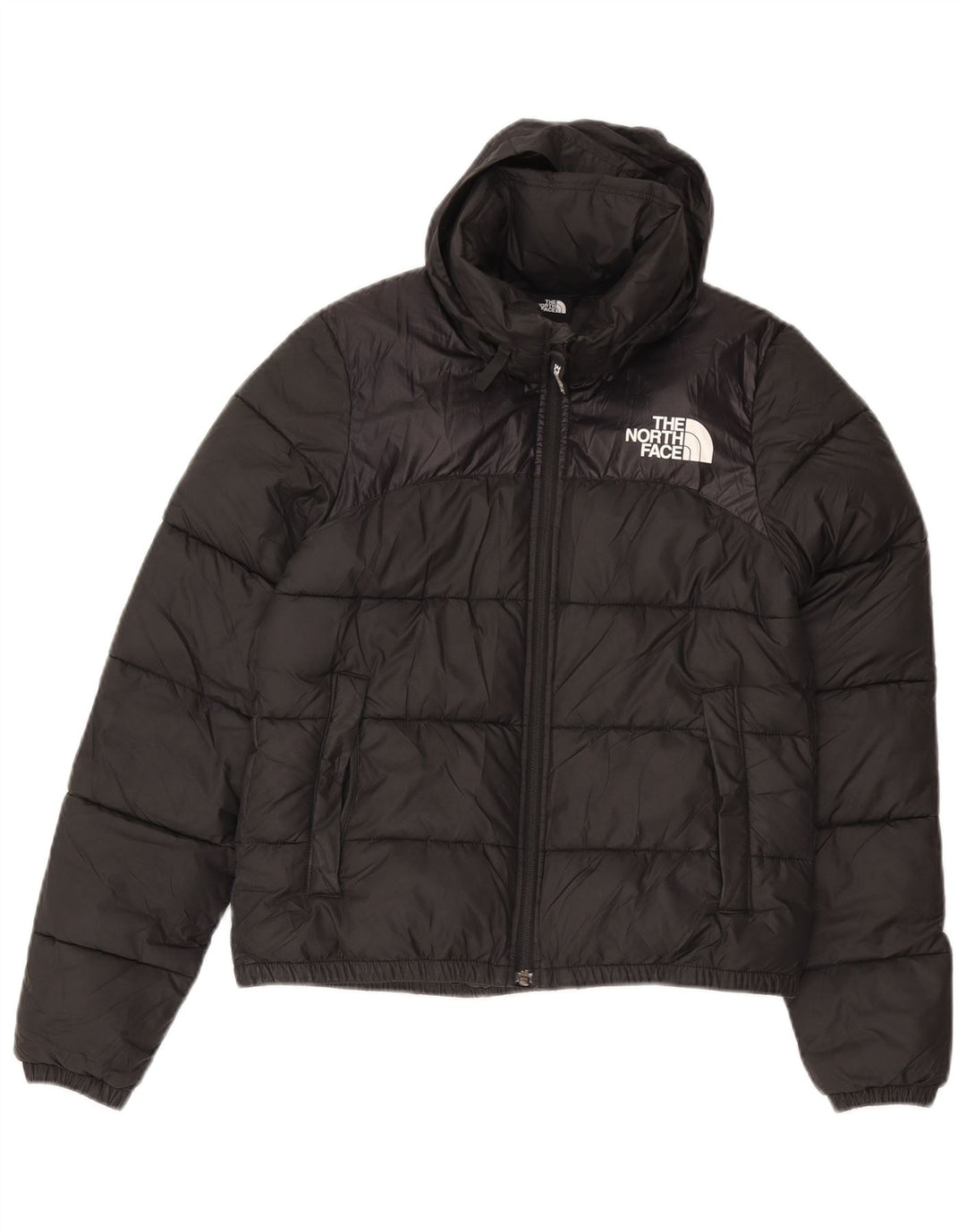 Jachetă căptușită supradimensionată pentru femei THE NORTH FACE UK 6 XS Black Colorblock