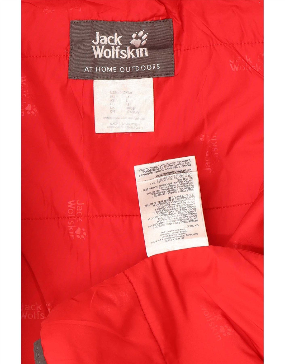 Jack Wolfskin jachetă de vânt pentru bărbați cu glugă, UK 36/38, poliester mediu gri