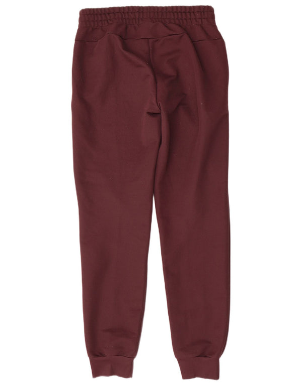 Pantaloni de trening pentru femei Adidas Pantaloni de jogging UK 8/10 Poliester mic Bordeaux
