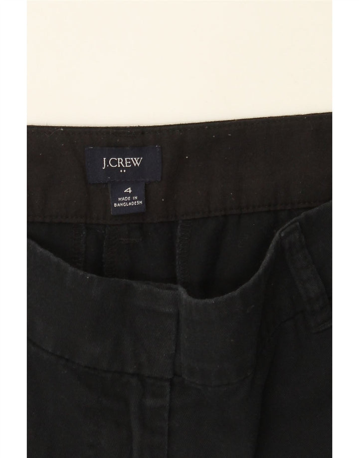 J. CREW Womens Chino Shorts US 4 Small W30  Black Cotton Vintage J. Crew and Second-Hand J. Crew from Messina Hembry 