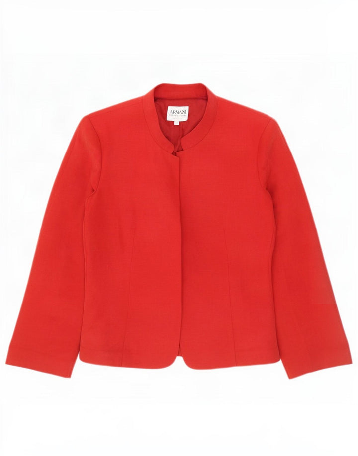 Jachetă Blazer pentru Damă Armani Collezioni IT 42 In Roșu Mediu