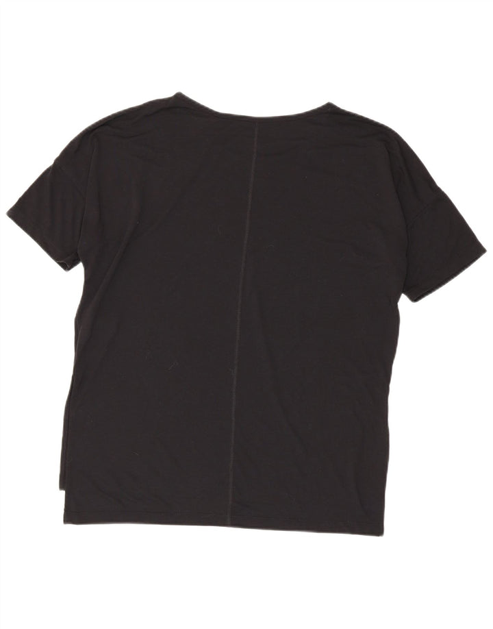Tricou supradimensionat pentru femei Nike Dri Fit Top UK 14 Poliester mediu negru