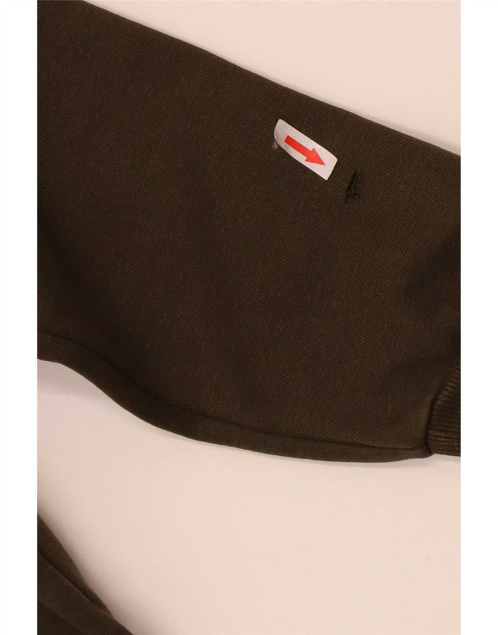 Pulover grafic pentru bărbați Puma, bumbac mediu kaki