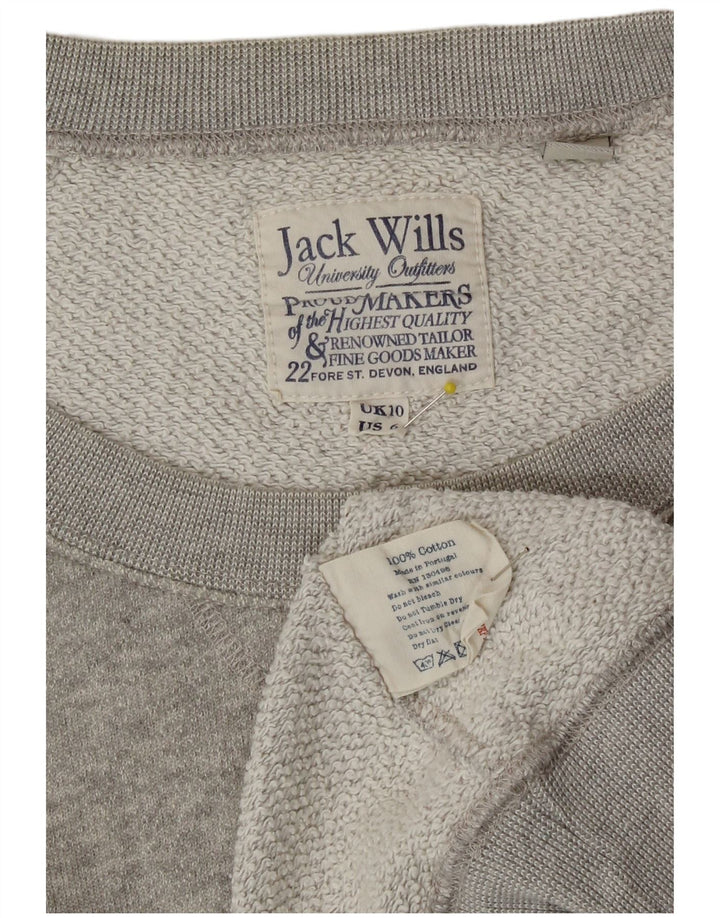 Pulover supradimensionat pentru femei Jack Wills UK 10, mic, gri, pete