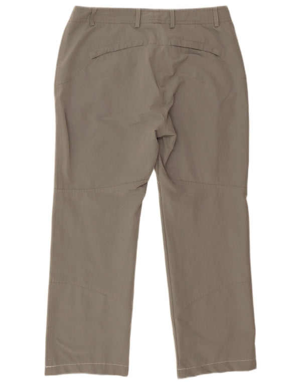 Pantaloni tăiați drept pentru femei Schoffel UK 14 Large W32 L25 Gri