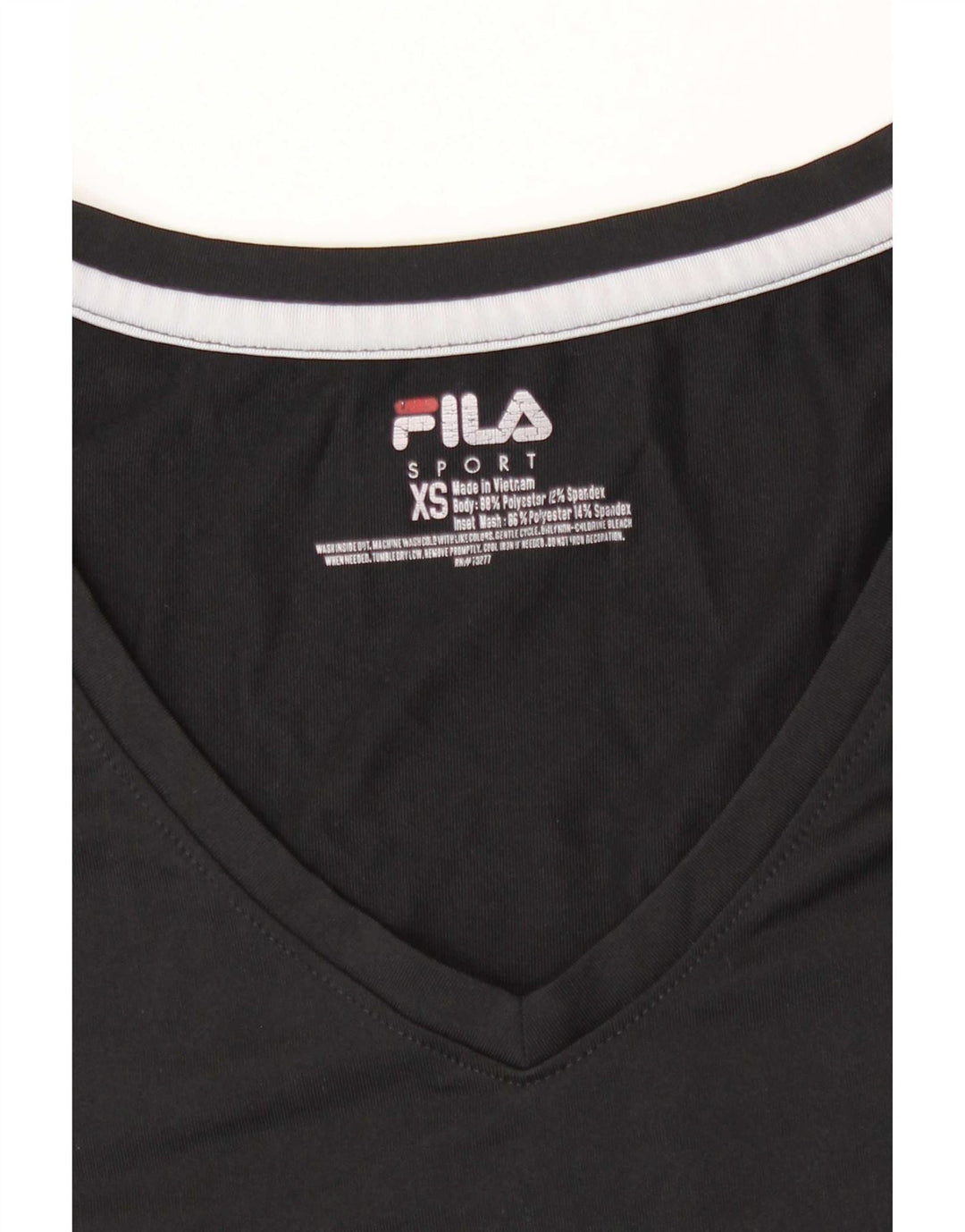 Tricou Fila Femei Top UK 6 XS Negru Poliester