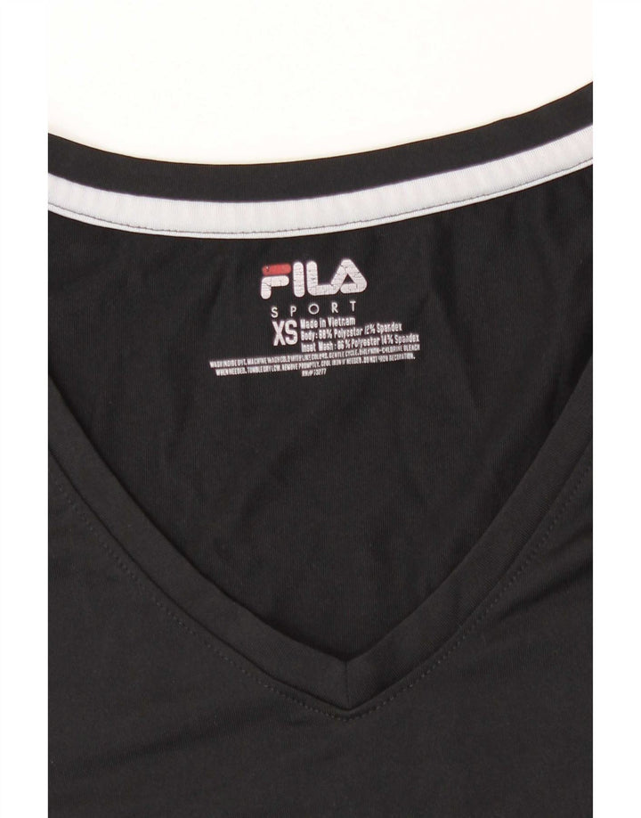 Tricou Fila Femei Top UK 6 XS Negru Poliester