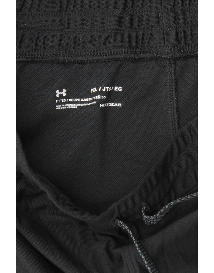 UNDER ARMOUR Băieți Trening Pantaloni Joggeri 13-14 Ani XL Negru
