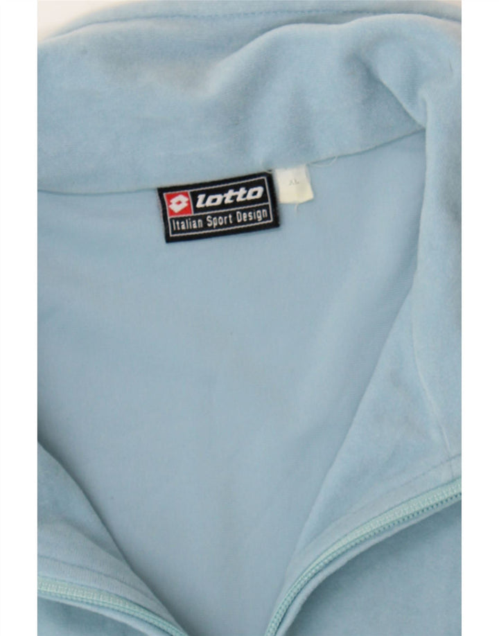 LOTTO Womens Fleece Jacket UK 18 XL Blue Polyester Vintage Lotto and Second-Hand Lotto from Messina Hembry 