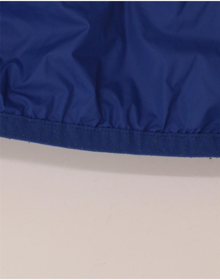 Jachetă de vânt cu glugă K-Way pentru băieți 11-12 ani poliamidă albastră