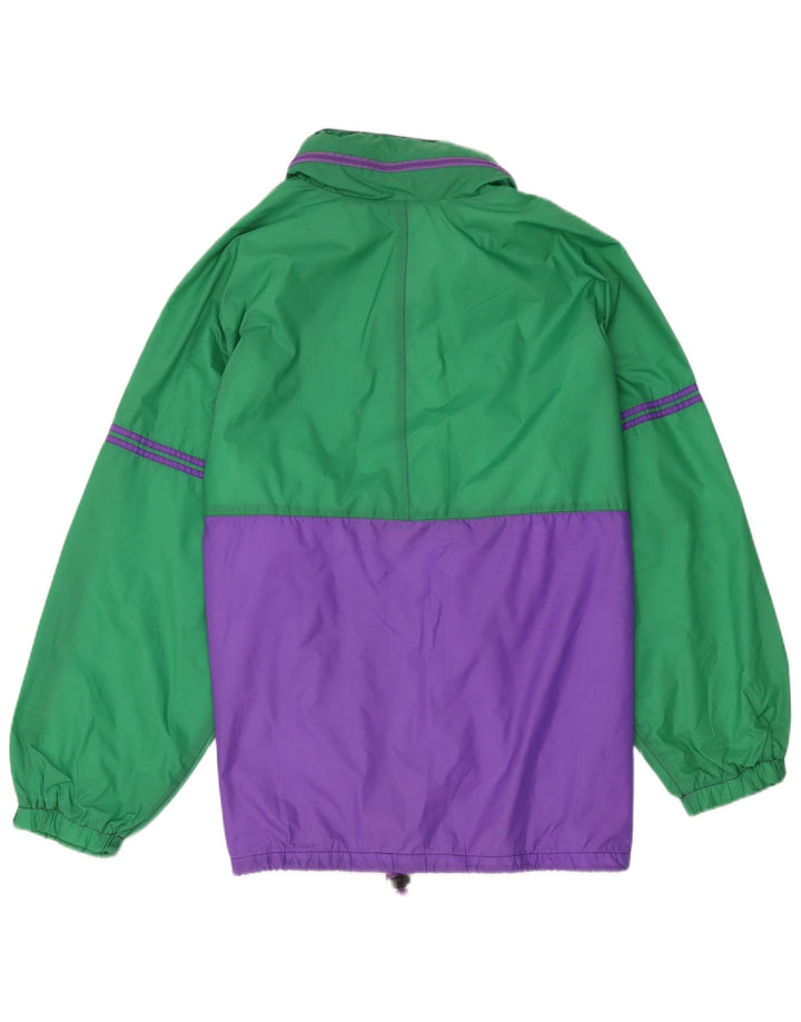 Jachetă de ploaie Marcel Clair pentru bărbați UK 40, mare, verde, poliamidă color bloc