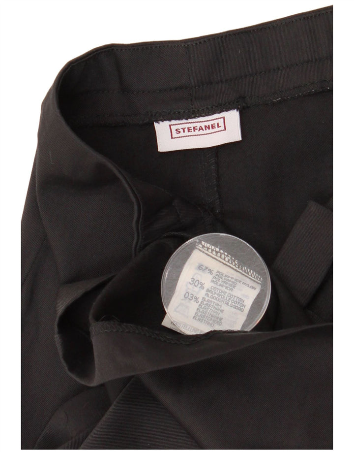 Fusta Creion Femei Stefanel IT 42 Medium W28 Poliamida Neagra