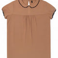 Bluză pentru femei Benetton Top UK 10 Small Beige Poliester