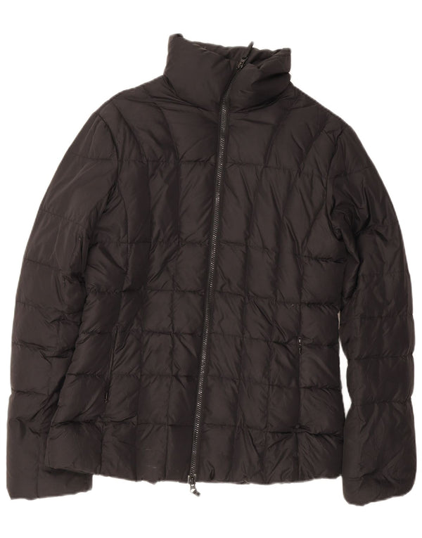 Jachetă căptușită Benetton pentru femei UK 14 Medium Black Nylon