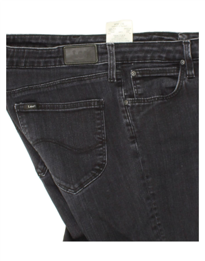 LEE Womens Straight Jeans W32 L26  Black Cotton Vintage Lee and Second-Hand Lee from Messina Hembry 