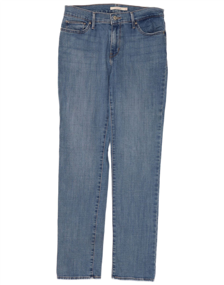 Blugi Levi's pentru femei Slimming Slim W29 L31 Blue Bumbac